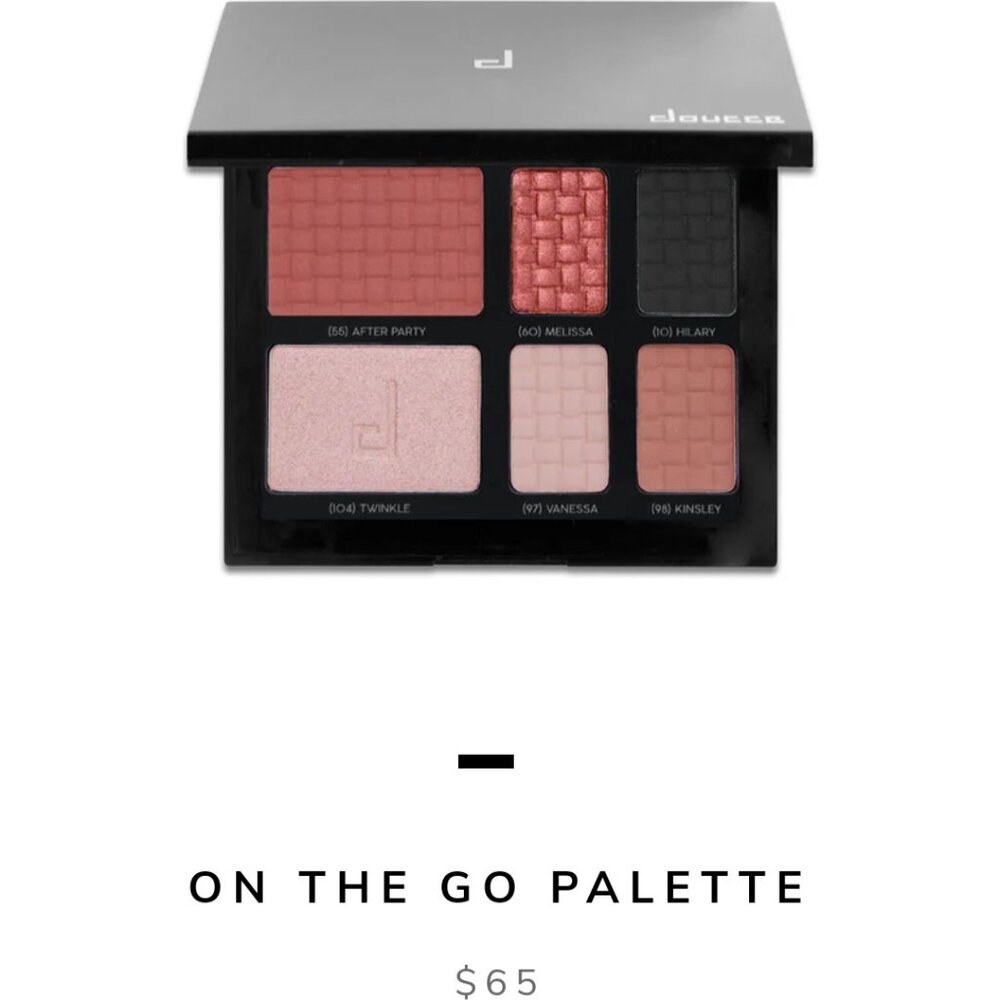 Brand New Doucce On The Go Pallette- Highlighter, Blush, Eyeshadow